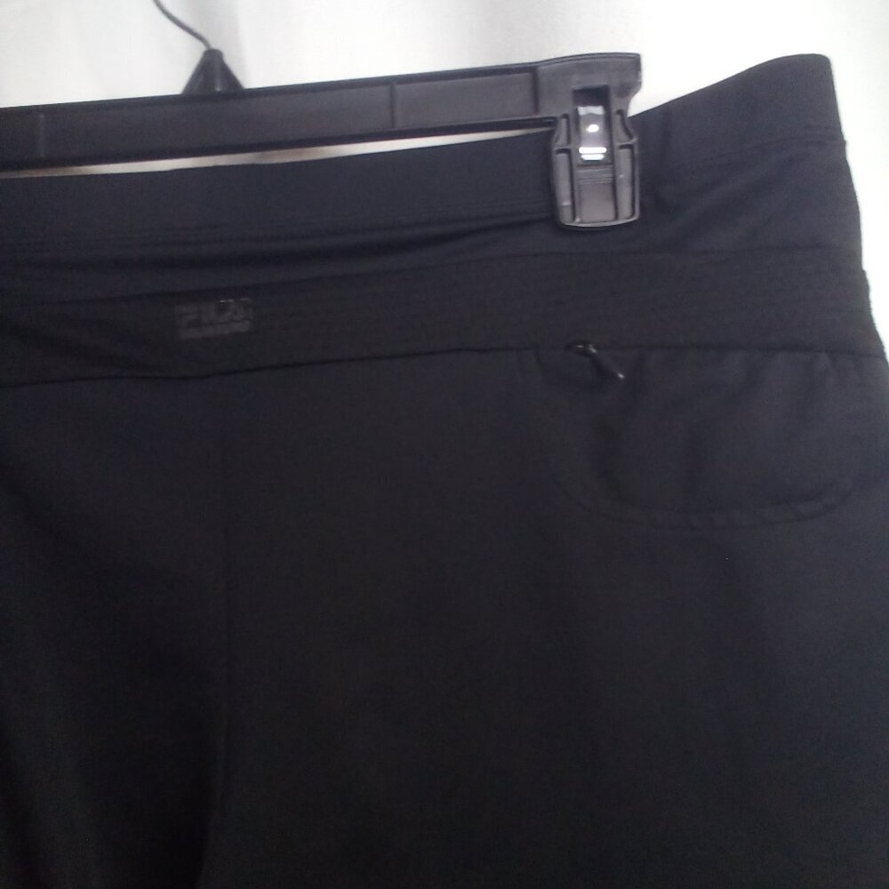 Fila Sport Capri Pants Women M Active Athletic Black - Picture 15 of 15